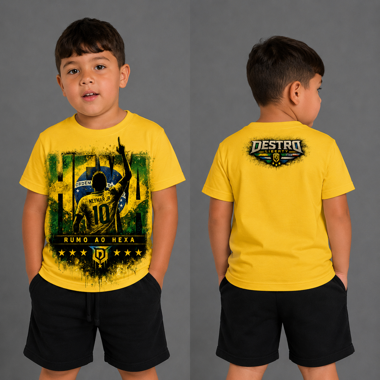 Rumo ao Hexa — Infantil Amarela