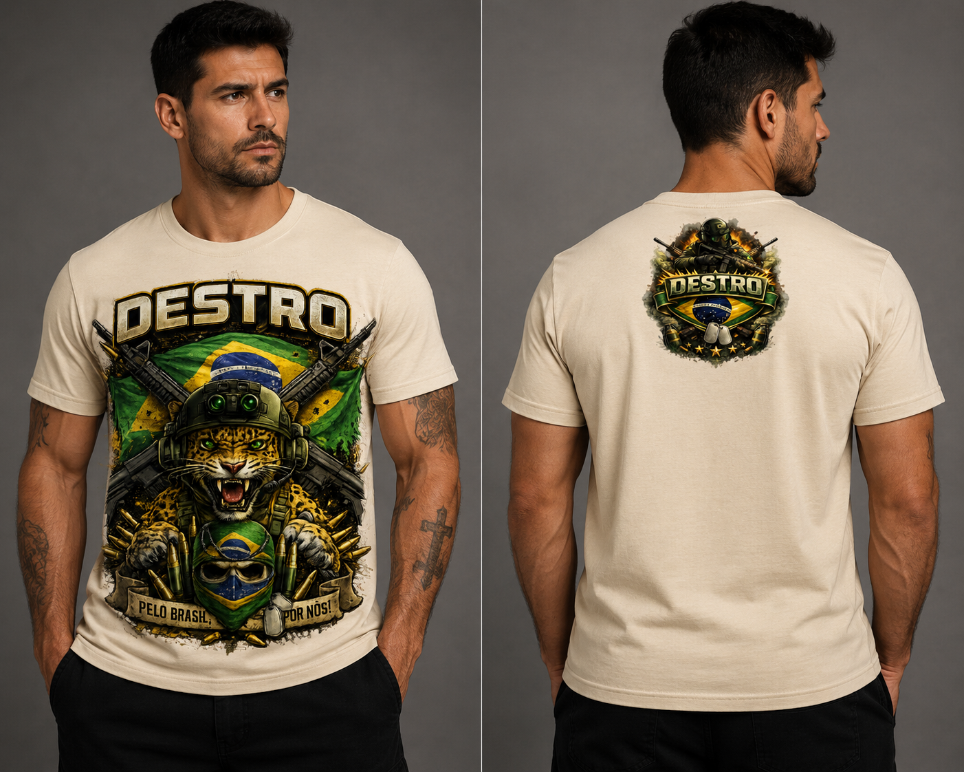 Destro Onça — Básica Creme