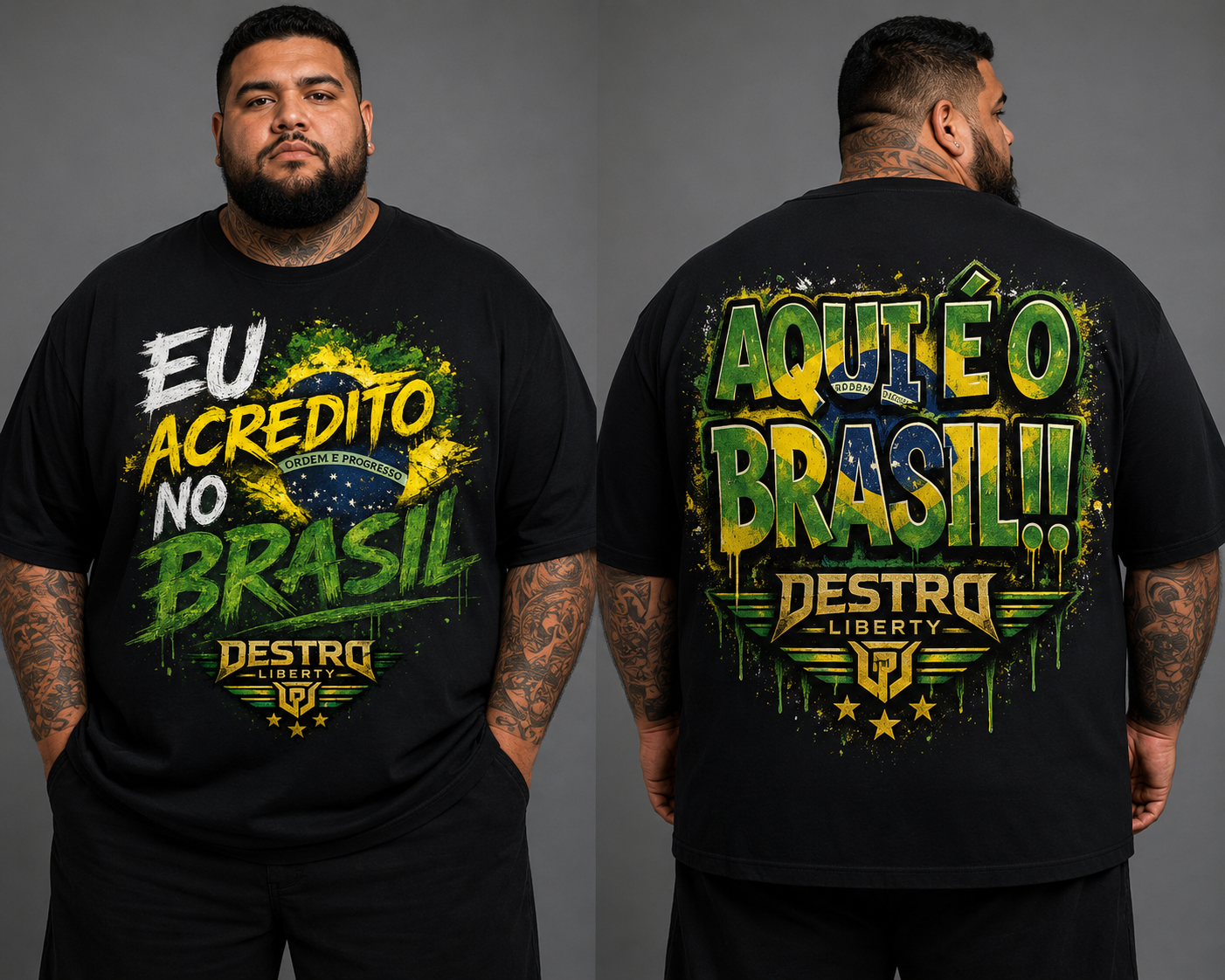 Eu Acredito no Brasil — Plus Size Preta